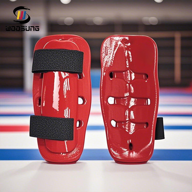 Taekwondo tincto shin custodia duplex layer